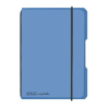 herlitz my.book flex Notizheft - DIN A6 - blau - kariert - 40 Blatt