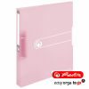 herlitz Ringbuch - DIN A4 - 3,8 cm - transparent rosé