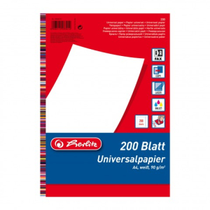 herlitz Universalpapier - DIN A4 - 90 g/m² - 200 Blatt