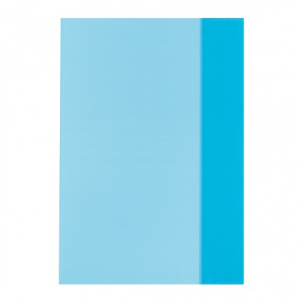 herlitz Hefth&uuml;lle - DIN A5 - transparent - blau