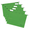 herlitz Hängemappe - DIN A4 - Kraftkarton - grün - 5 Stück