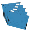 herlitz Hängetasche - DIN A4 - Kraftkarton - blau - 5 Stück