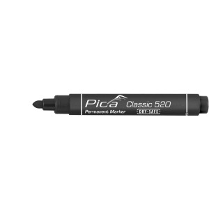 Pica Classic 520 Permanentmarker 1-4 mm - Rundspitze - schwarz