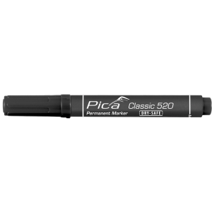 Pica Classic 520 Permanentmarker 1-4 mm - Rundspitze - schwarz