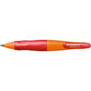 STABILO EASYergo 3.15 Druckbleistift - Rechtshänder - orange+rot - mit Anspitzer