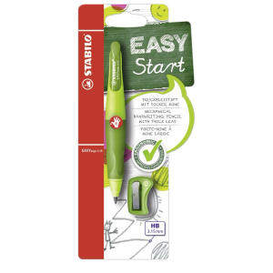 STABILO EASYergo 3.15 Druckbleistift  - Rechtshänder - hellgrün+dunkelgrün - mit Anspitzer