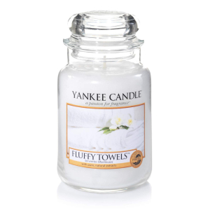 Yankee Candle Classic Large Jar Fluffy Towels 623g