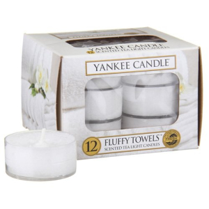 Yankee Candle Classic Tea Lights Fluffy Towels 12 Stück