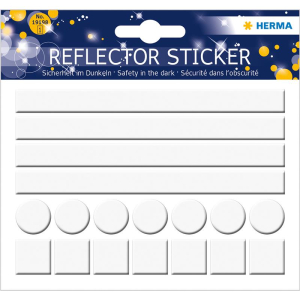 Herma 19198 Reflektorsticker - Neutral - 18 Sticker