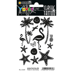 Herma 15169 CLASSIC TATTOO Sticker - Black - Strand