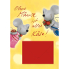 Komma3 Glückwunschkarte Mäuse