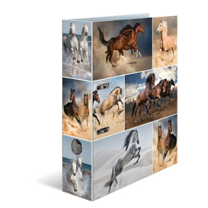 Herma 7164 Motivordner - DIN A4 - Karton - Tiere - Pferde