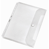 VELOFLEX Dokumentenhülle Crystal - DIN A4 - PP - mit Klettverschluss - transparent