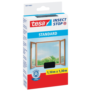 tesa Fliegengitter Insect Stop für Fenster - 1,1 m x...