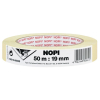 NOPI Papierabdeckband - 50 m x 19 mm - chamois