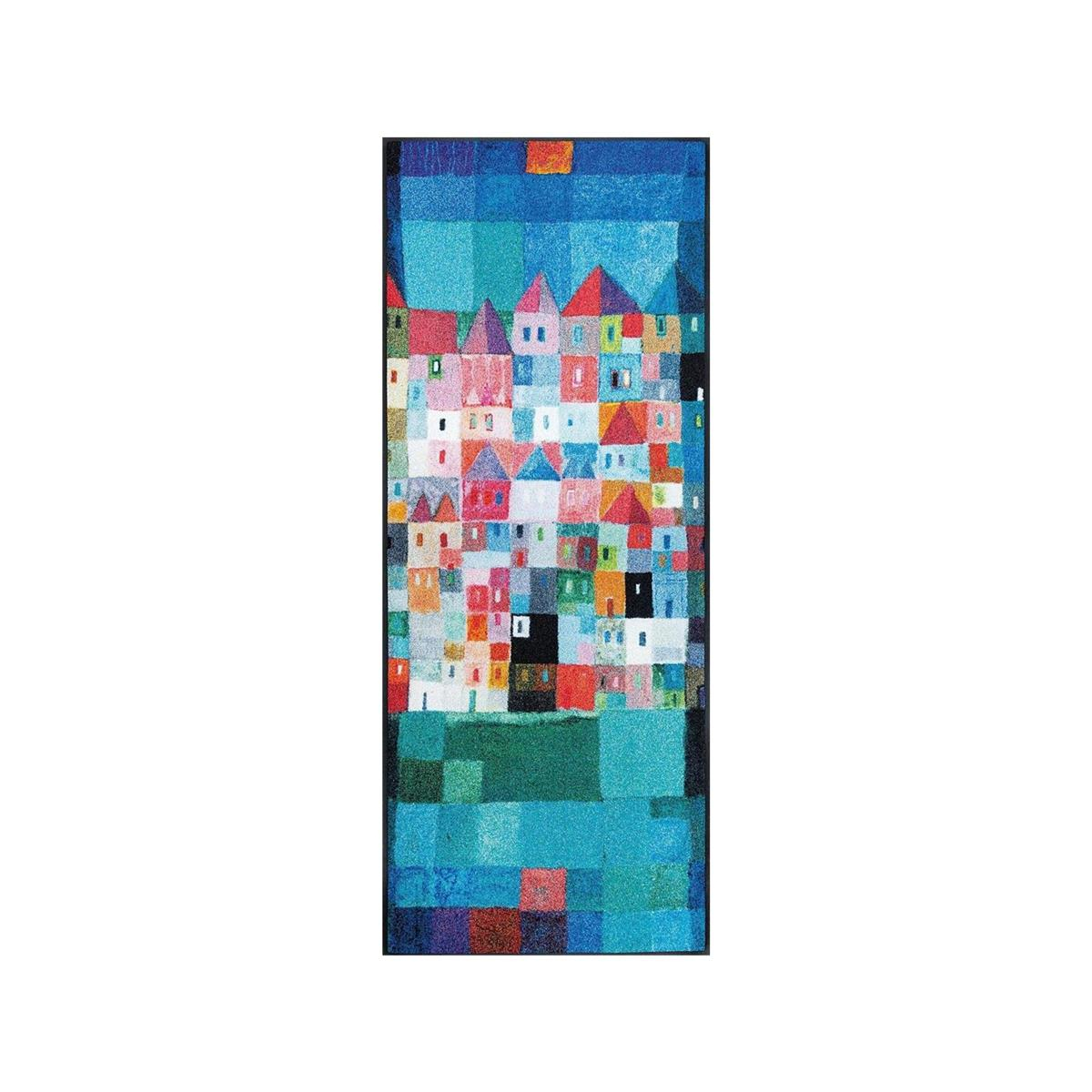 wash+dry Schmutzfangmatte Colourful Houses • 75 x 190 cm • 122,90 €