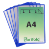 Tarifold Sichttafel - DIN A4 - blau - 5 Stück