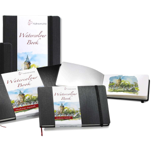 Hahnemühle Watercolour Book - 200 g/m² - A4 - Landschaftsformat - 30 Blatt / 60 Seiten