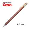 Pentel Gel-Tintenroller Dual Metallic Glitzer 0,5mm orange/metallic-gelb
