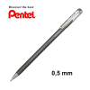 Pentel Gel-Tintenroller Dual Metallic Glitzer 0,5mm metallic-silber