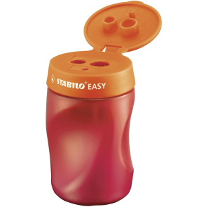 STABILO EASYsharpener - ergonomischer Dosenspitzer - Rechtshänder - orange