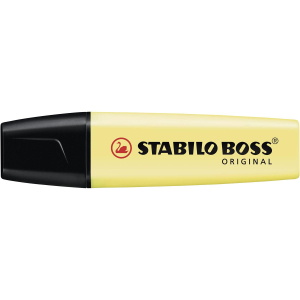 STABILO BOSS Textmarker - 2+5 mm - pastell gelb