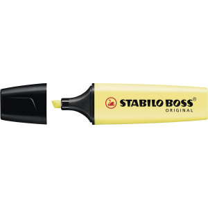 STABILO BOSS Textmarker - 2+5 mm - pastell gelb