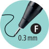 STABILO SENSOR Fineliner - 0,3 mm - hellgrün