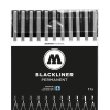 Molotow Blackliner - Complete Set - 11 Stück