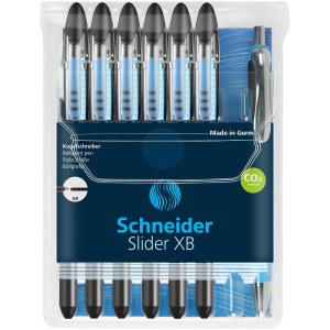 Schneider Kugelschreiber Slider Basic - XB - schwarz -...