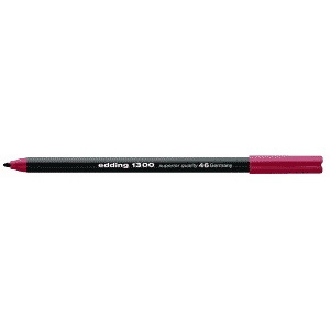 edding 1300 colour pen Fasermaler - 2 mm - karmensin