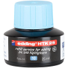 edding HTK25 Nachfülltinte Textmarker - hellblau - 25 ml - für edding 24 + 345