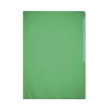 Durable Sichthüllen DIN A4, seitl. u. oben offen, grün 100 Stck