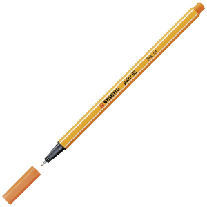 STABILO point 88 Fineliner + Pen 68 Filzstift - 0,4 mm + 1 mm - 10er Set - 5 Neonfarben