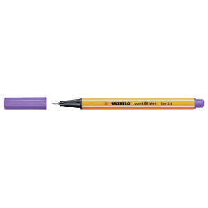 STABILO point 88 Fineliner Mini - 0,4 mm - 18er Set - 13 Standardfarben + 5 Neonfarben