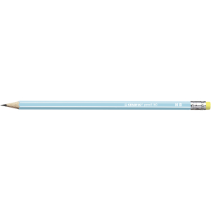 STABILO Pencil 160 Bleistift - Härtegrad HB - mit Radierer - blau