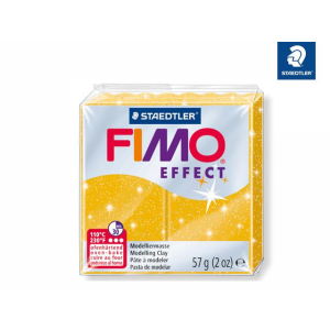 STAEDTLER FIMO effect 8020 Modelliermasse - gold glitter...