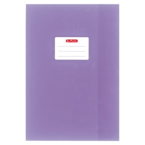 herlitz Hefthülle - DIN A4 - Baststruktur - violett