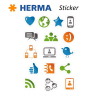 Herma 3232 MAGIC Sticker - Social Media Icons