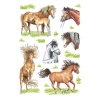 Herma 3307 DECOR Sticker - gezeichnete Pferde - 18 Sticker