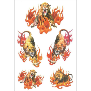 Herma 6214 Tattoos - Colour Art - Wilde Tiger