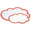 magnetoplan Kommunikationskarten pinnbar, Form Wolken, 42x25cm