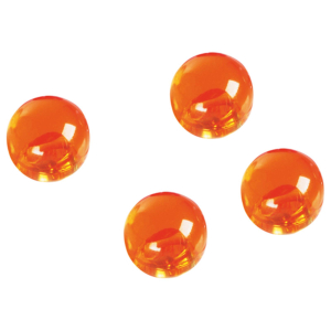 magnetoplan Magnetkugeln orange, D = 14 mm, 4 S06-j-03tk