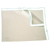FolderSys Klarsicht-Sammelbeutel A4, 2 Plastik-Zipps PVC weiß