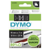 DYMO Original D1 Schriftband - 19 mm x 7 m - weiß auf schwarz