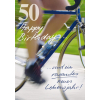 Komma3 Glückwunschkarte 50. Geburtstag Mann