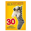 Komma3 Glückwunschkarte 30. Geburtstag Alte Socke