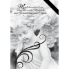 Komma3 Trauerkarte  Engel mit geschlossenen Augen  M&rdquo;glic