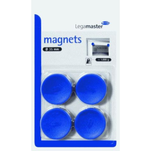 Legamaster Haftmagnet 35mm blau 4St