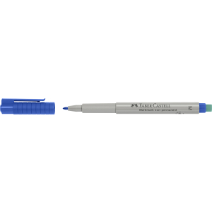 FABER-CASTELL Marker Multimark M 1,0mm, non-perm., blau